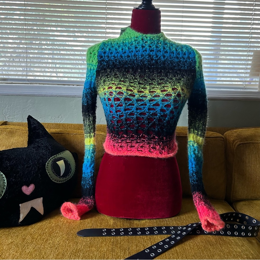 AGR Lace Mohair Sweater